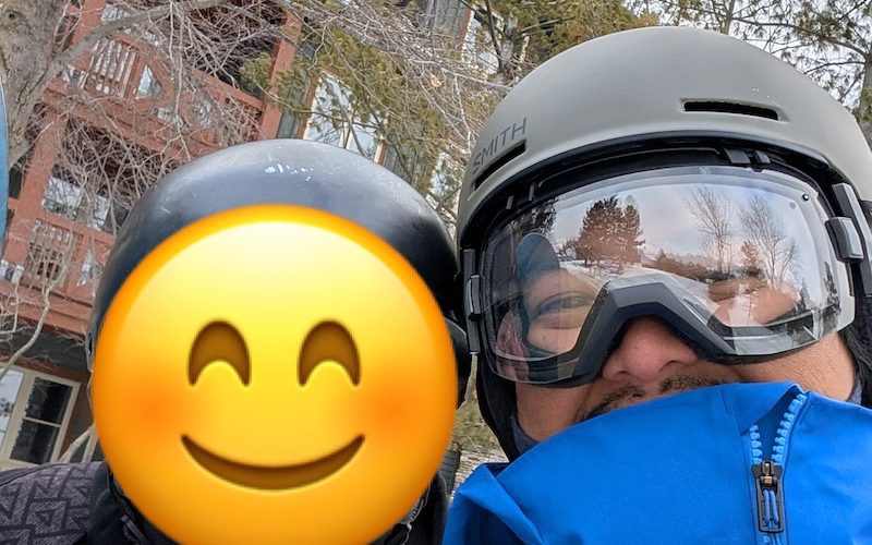 Photo of me in my snowboard instructor uniform
